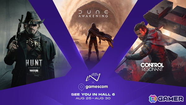 Level Infiniteが「gamescom 2026」に出展！「CONTROL Resonant」や未発表タイトルの試遊を実施の画像1