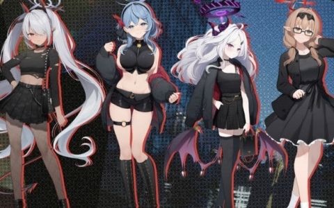 「ブルアカ」×ZOZOTOWNによるコラボアイテムの受注販売が8月13日より開始！ブラックミリタリーをコンセプトにしたヒナ、アコ、イオリ、チナツが登場