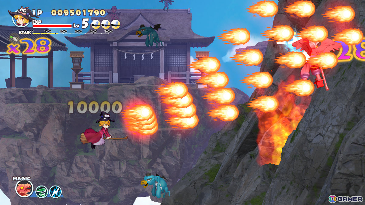 コットンが日本(?)を舞台に大あばれ!STG「コットンロックウィズユー」PS5/Switch 2/Steam版が発売の画像