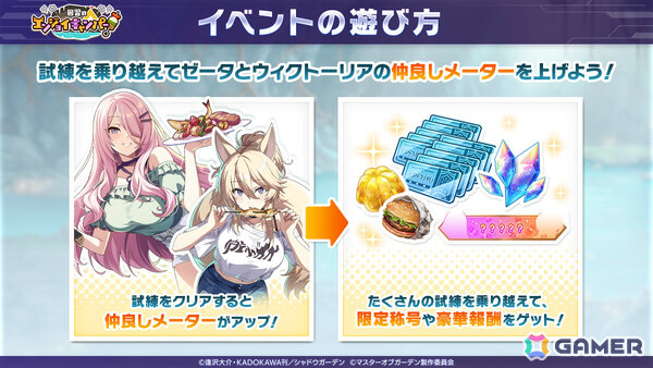 「陰の実力者になりたくて！マスターオブガーデン」キャンプファッションに身を包むゼータのピックアップガチャが開催！の画像4