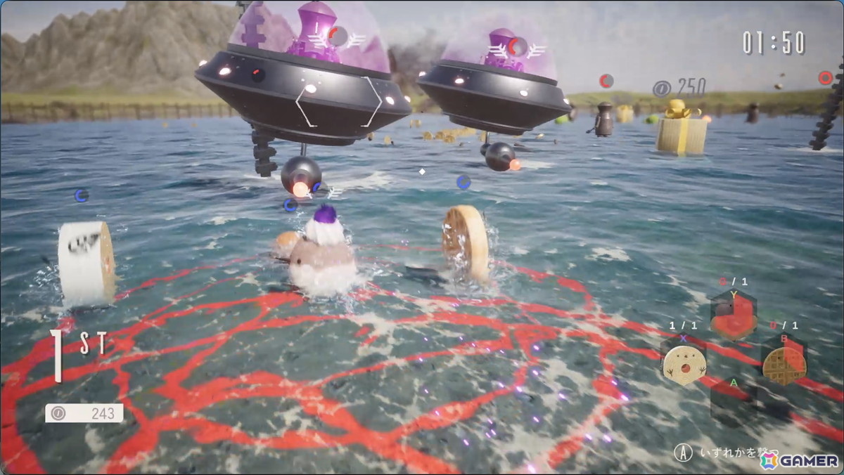 スイーツたちが重火器で戦うローグライク「チョコレートパレード」の体験版がSteamで配信!海や城など異なる4つのステージをプレイ可能の画像