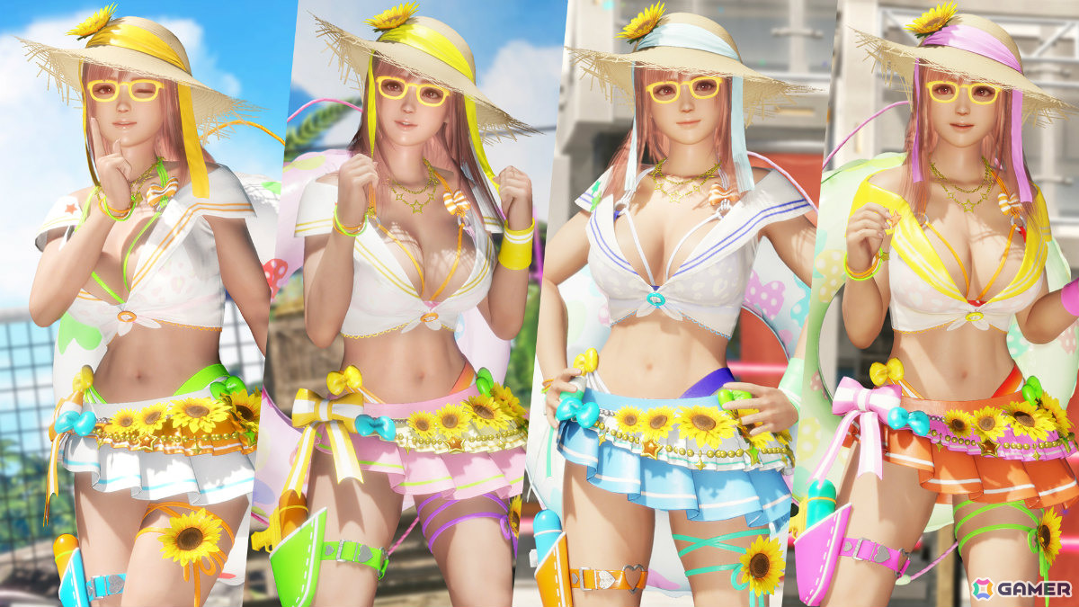 「DEAD OR ALIVE 6 Last Round」ほのかの水着コスチューム4着を収録したDLC「ほのか“Secret Sunflower”セット」が配信！の画像