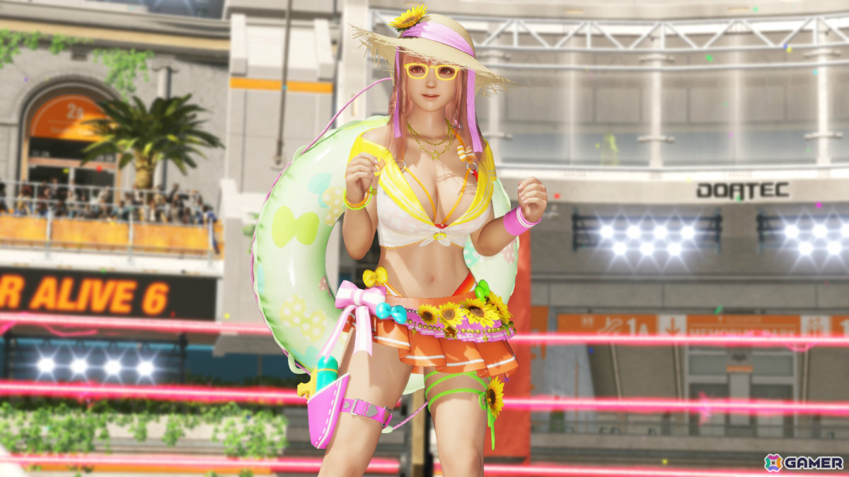 「DEAD OR ALIVE 6 Last Round」ほのかの水着コスチューム4着を収録したDLC「ほのか“Secret Sunflower”セット」が配信！の画像
