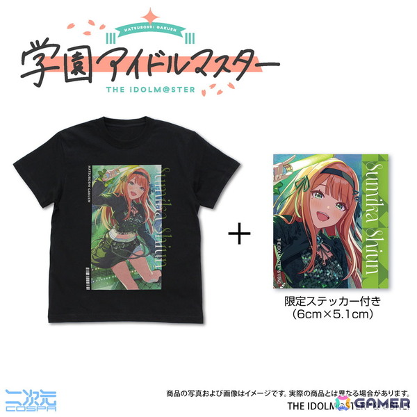 二次元コスパより「学園アイドルマスター LIVE TOUR -標- ファイナル公演」の新グッズが登場！限定ホログラムステッカー付きフルカラーTシャツがラインナップの画像8