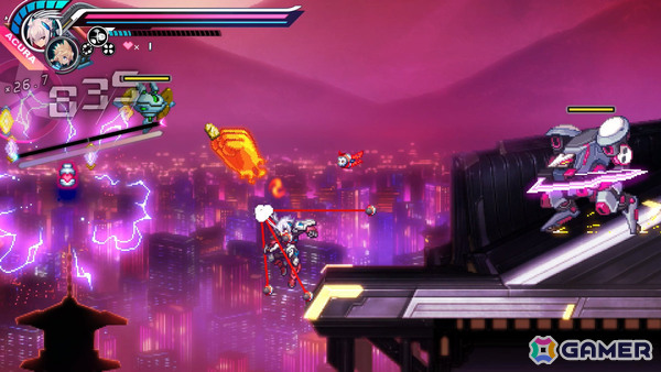 「蒼き雷霆 ガンヴォルト トライアングル エディション」Switch 2版の新モード「蒼き雷霆 ガンヴォルト GX」のPV＆詳細が公開！の画像10