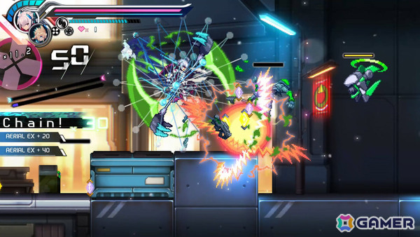 「蒼き雷霆 ガンヴォルト トライアングル エディション」Switch 2版の新モード「蒼き雷霆 ガンヴォルト GX」のPV＆詳細が公開！の画像7