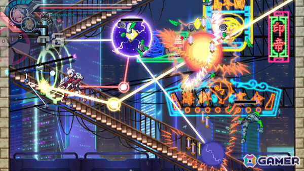 「蒼き雷霆 ガンヴォルト トライアングル エディション」Switch 2版の新モード「蒼き雷霆 ガンヴォルト GX」のPV＆詳細が公開！の画像8