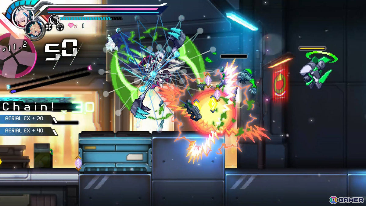 「蒼き雷霆 ガンヴォルト トライアングル エディション」Switch 2版の新モード「蒼き雷霆 ガンヴォルト GX」のPV&詳細が公開!の画像