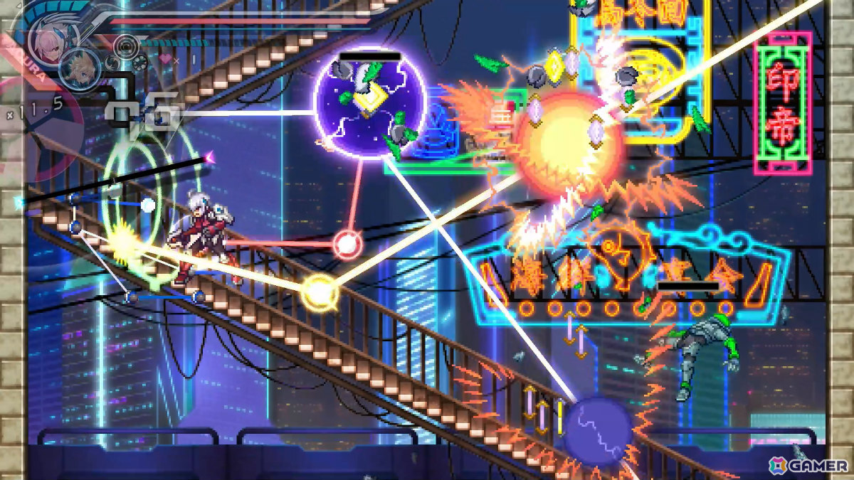 「蒼き雷霆 ガンヴォルト トライアングル エディション」Switch 2版の新モード「蒼き雷霆 ガンヴォルト GX」のPV&詳細が公開!の画像