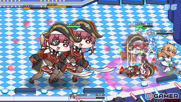 こまいぬ氏の描くホロライブ3期生が“女王の座”をかけて戦う2.5D対戦アクション「ホロライブファンタジーバトル」が発売!の画像
