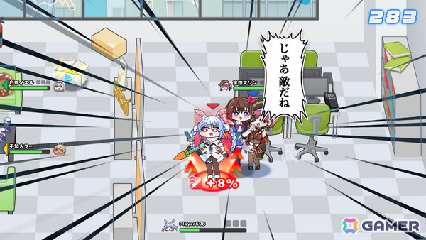 こまいぬ氏の描くホロライブ3期生が“女王の座”をかけて戦う2.5D対戦アクション「ホロライブファンタジーバトル」が発売!の画像