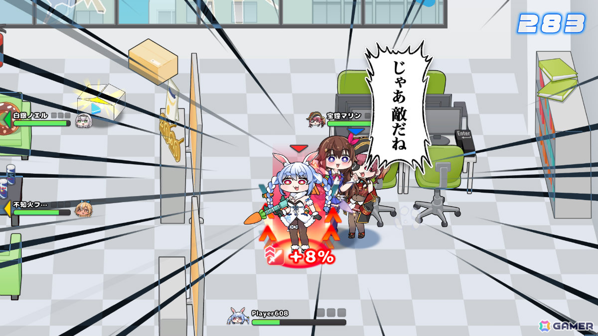こまいぬ氏の描くホロライブ3期生が“女王の座”をかけて戦う2.5D対戦アクション「ホロライブファンタジーバトル」が発売！の画像7
