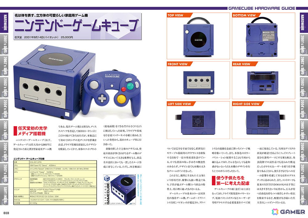 「ゲームキューブパーフェクトカタログ」増補新版が8月27日に発売!全ソフト&ハード紹介や開発経緯などを368ページの大ボリュームで掲載の画像