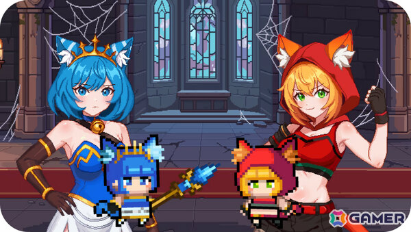押し寄せるスライムの大群を迎え撃つピクセルアート・防衛アクション「スライム大騒動」CS版が発表！の画像13