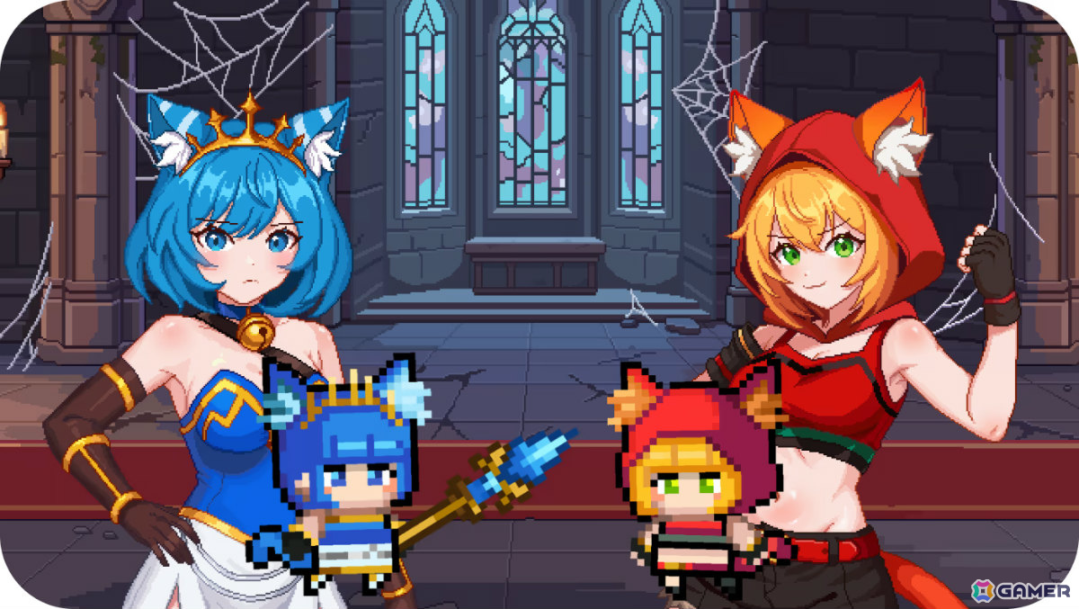 押し寄せるスライムの大群を迎え撃つピクセルアート・防衛アクション「スライム大騒動」CS版が発表！の画像