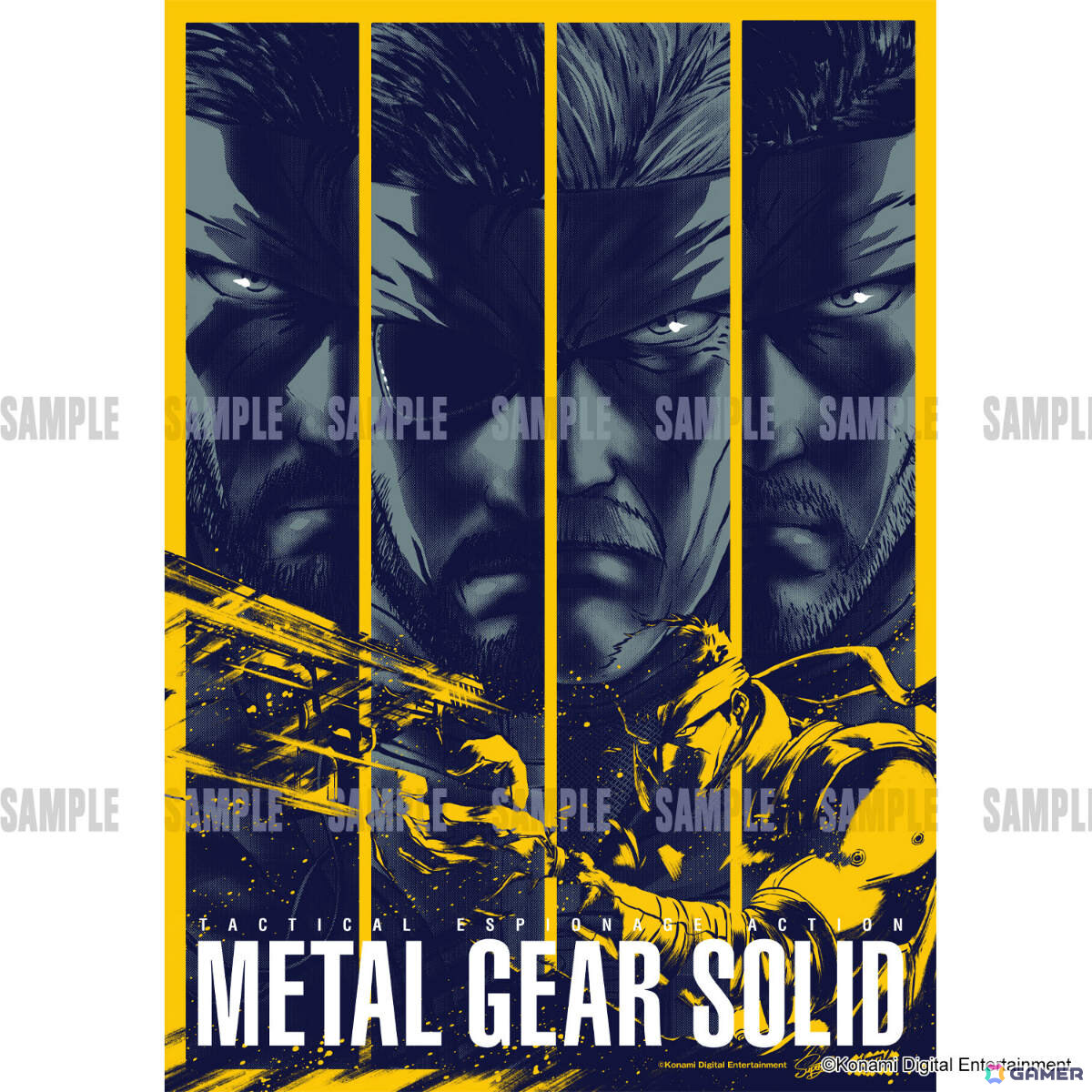「METAL GEAR SOLID」シリーズのポップアップストアが8月18日より紀伊國屋書店 新宿本店で開催!スーパーログ氏による描き起こしグッズを販売の画像