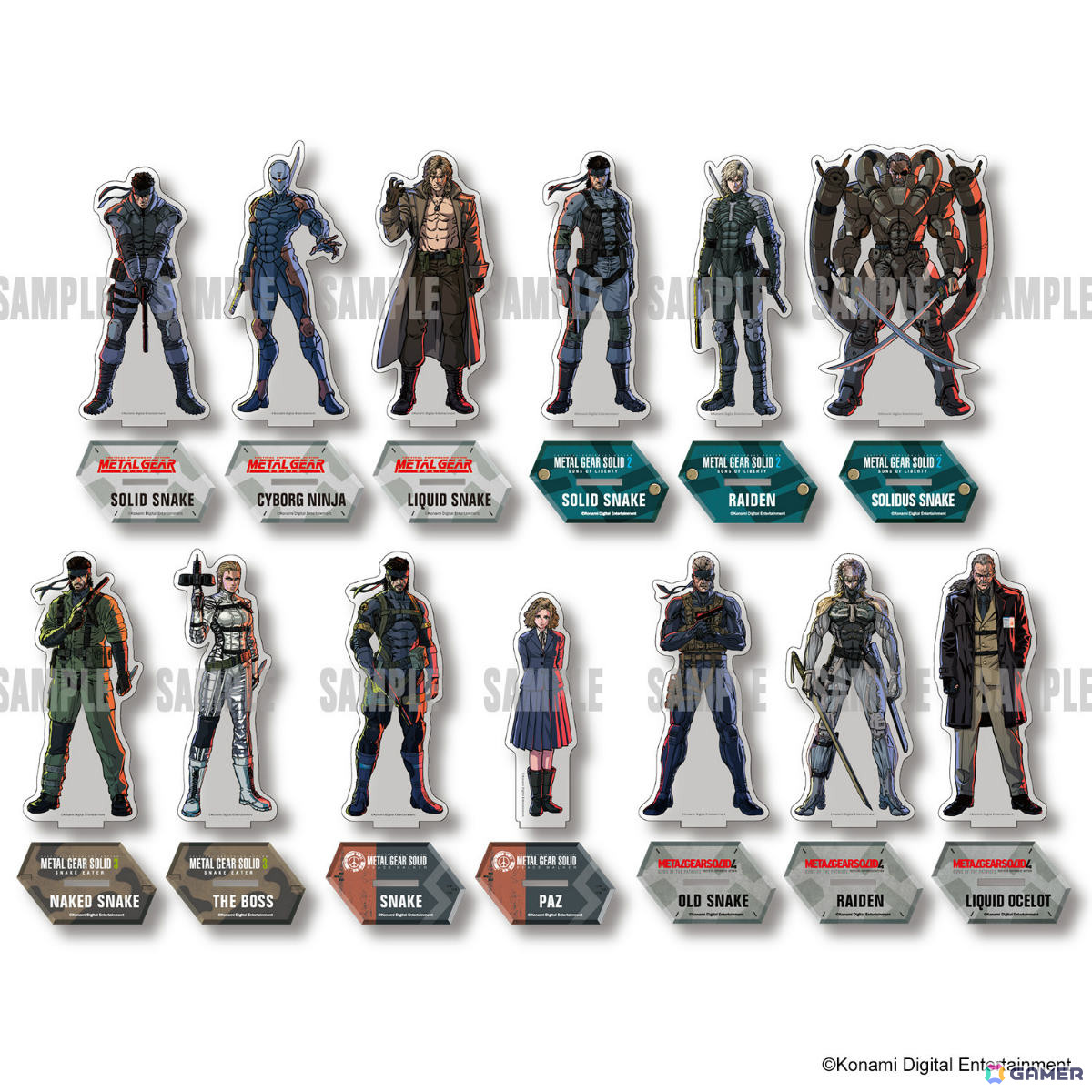 「METAL GEAR SOLID」シリーズのポップアップストアが8月18日より紀伊國屋書店 新宿本店で開催!スーパーログ氏による描き起こしグッズを販売の画像