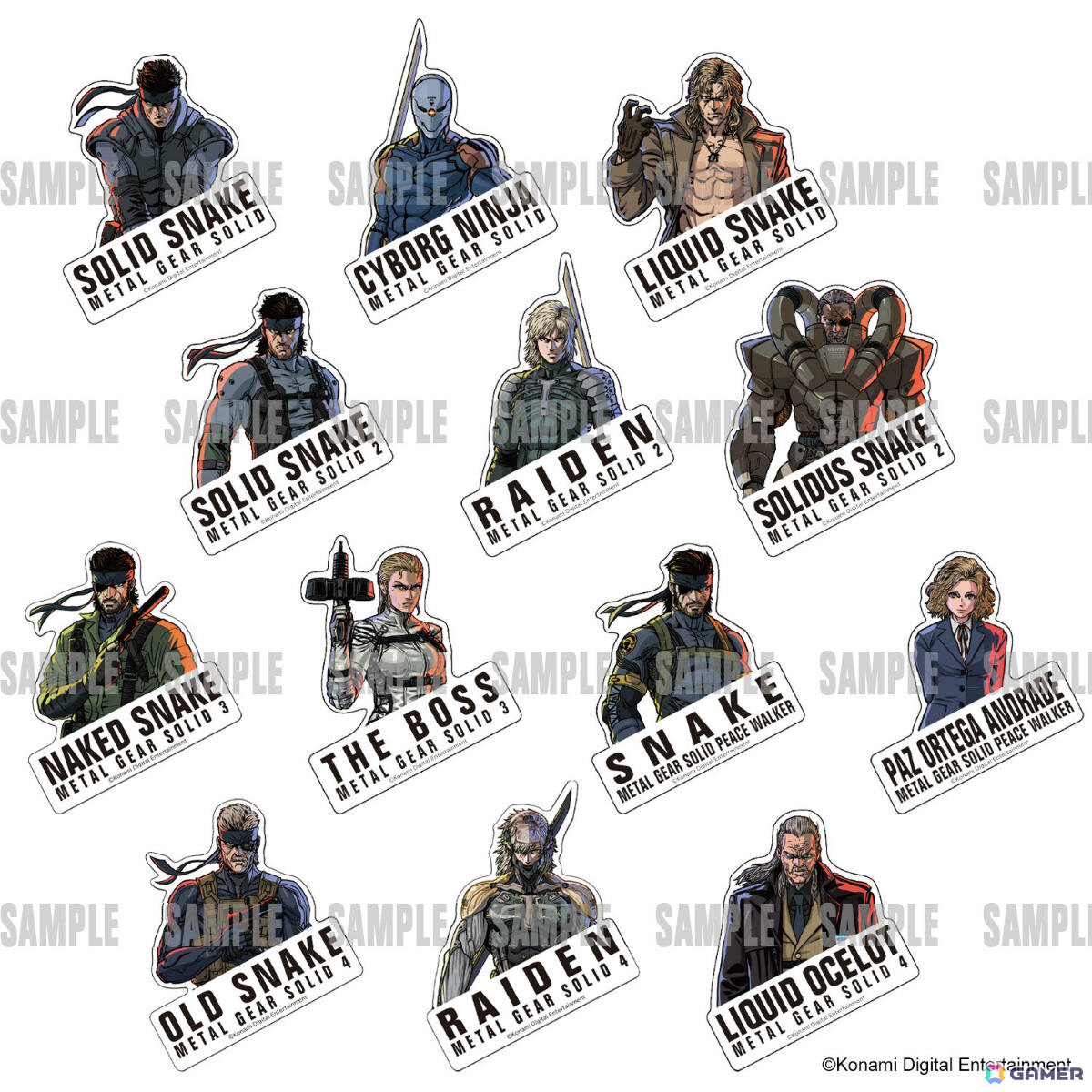「METAL GEAR SOLID」シリーズのポップアップストアが8月18日より紀伊國屋書店 新宿本店で開催!スーパーログ氏による描き起こしグッズを販売の画像