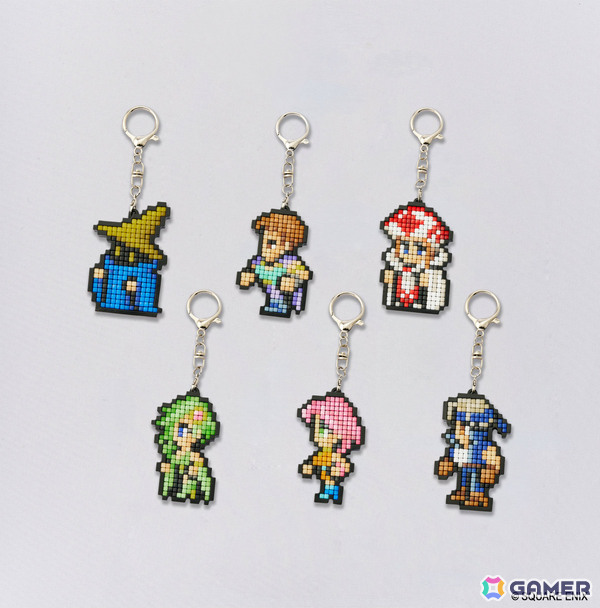 「FF ピクセルリマスター」作って飾れるビルドチャームコレクションのVol.3が11月11日に発売！ロックなど6種が登場の画像1