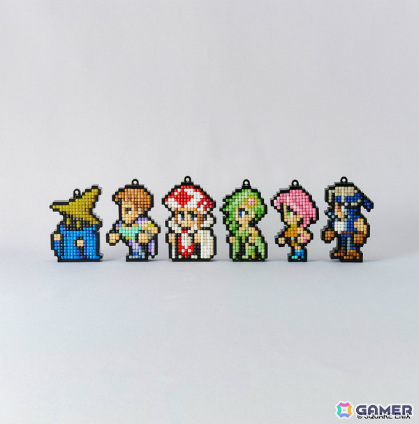 「FF ピクセルリマスター」作って飾れるビルドチャームコレクションのVol.3が11月11日に発売！ロックなど6種が登場の画像9