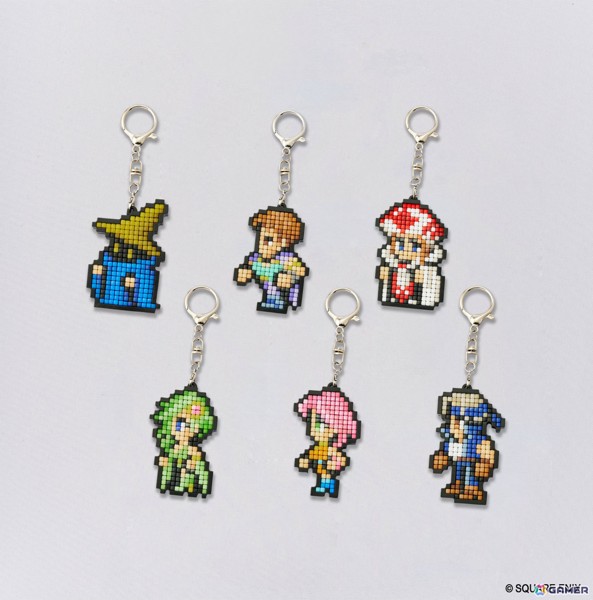「FF ピクセルリマスター」作って飾れるビルドチャームコレクションのVol.3が11月11日に発売！ロックなど6種が登場の画像