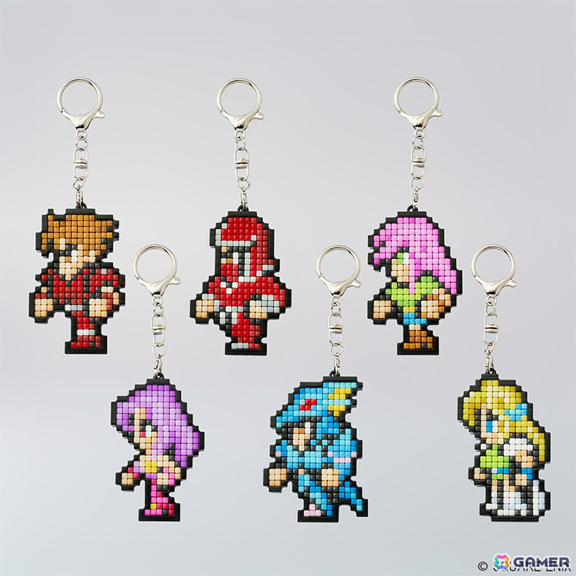 「FF ピクセルリマスター」作って飾れるビルドチャームコレクションのVol.3が11月11日に発売！ロックなど6種が登場の画像