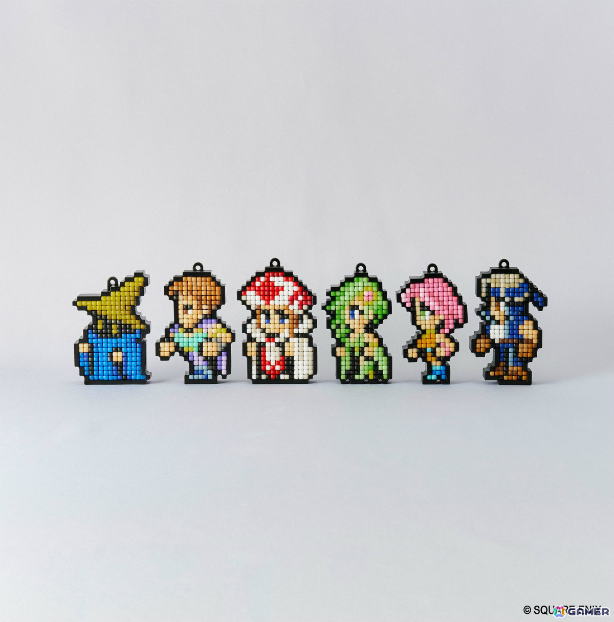 「FF ピクセルリマスター」作って飾れるビルドチャームコレクションのVol.3が11月11日に発売！ロックなど6種が登場の画像