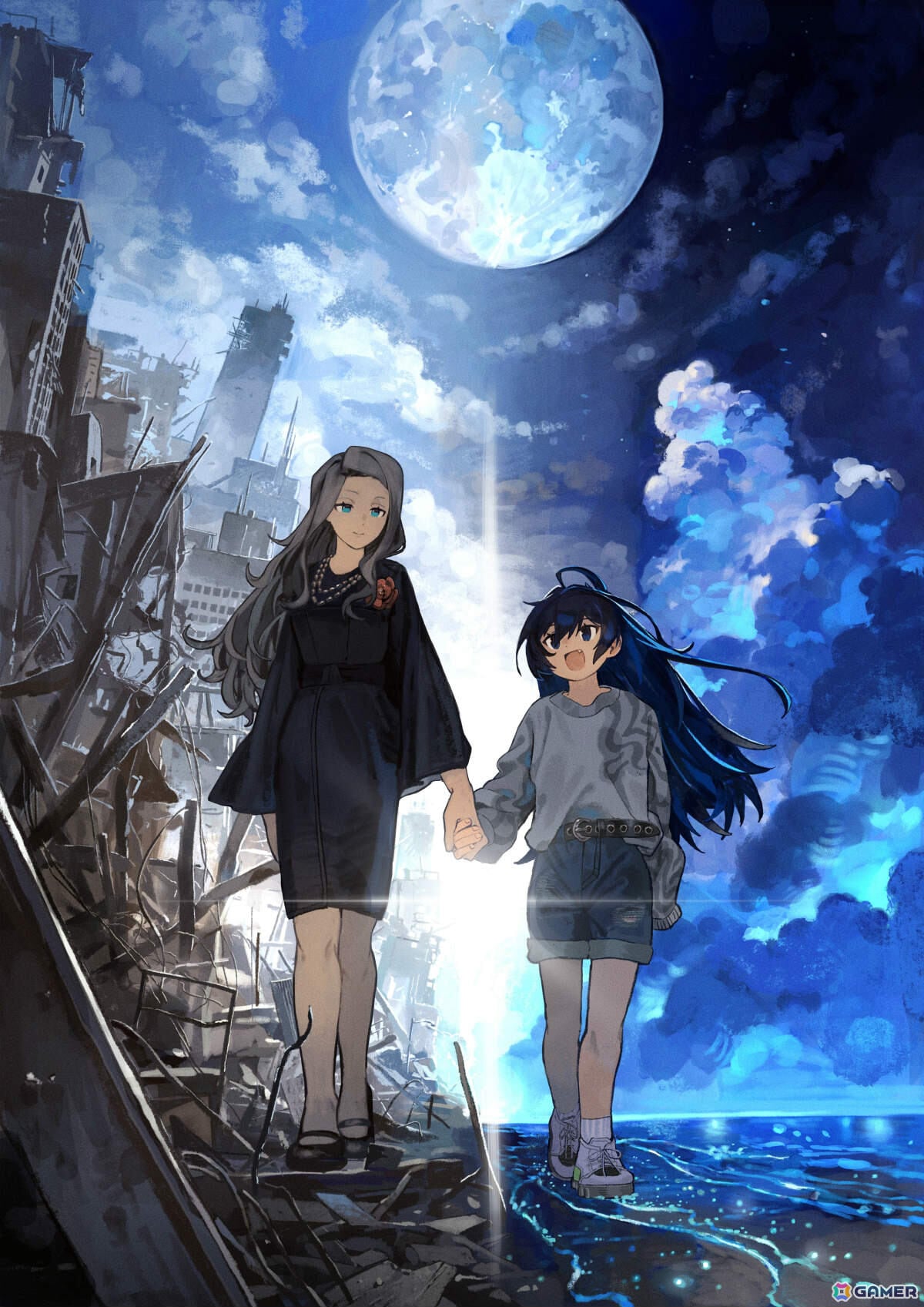 閉ざされた地下都市、滅びた地球が舞台の長編SFビジュアルノベル2作品を収録した「そらのひらけたばしょ -CHORD:OOC-」が8月16日のコミケ108で頒布!の画像