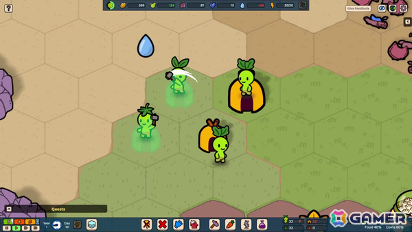 癒しのSFコロニーシム「Green Again」が9月4日にリリース！小さな植物の民を率いて荒廃した惑星に緑を取り戻そうの画像