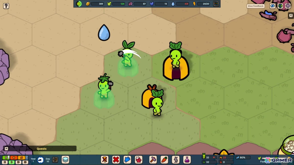 癒しのSFコロニーシム「Green Again」が9月4日にリリース！小さな植物の民を率いて荒廃した惑星に緑を取り戻そうの画像2