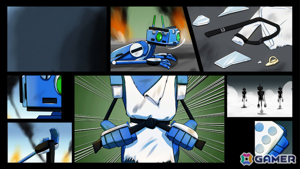 ロボットによる特殊な空手“ロボ手”で悪の組織と戦う2Dアクション「ROBOTEKA」デモ版が公開!の画像