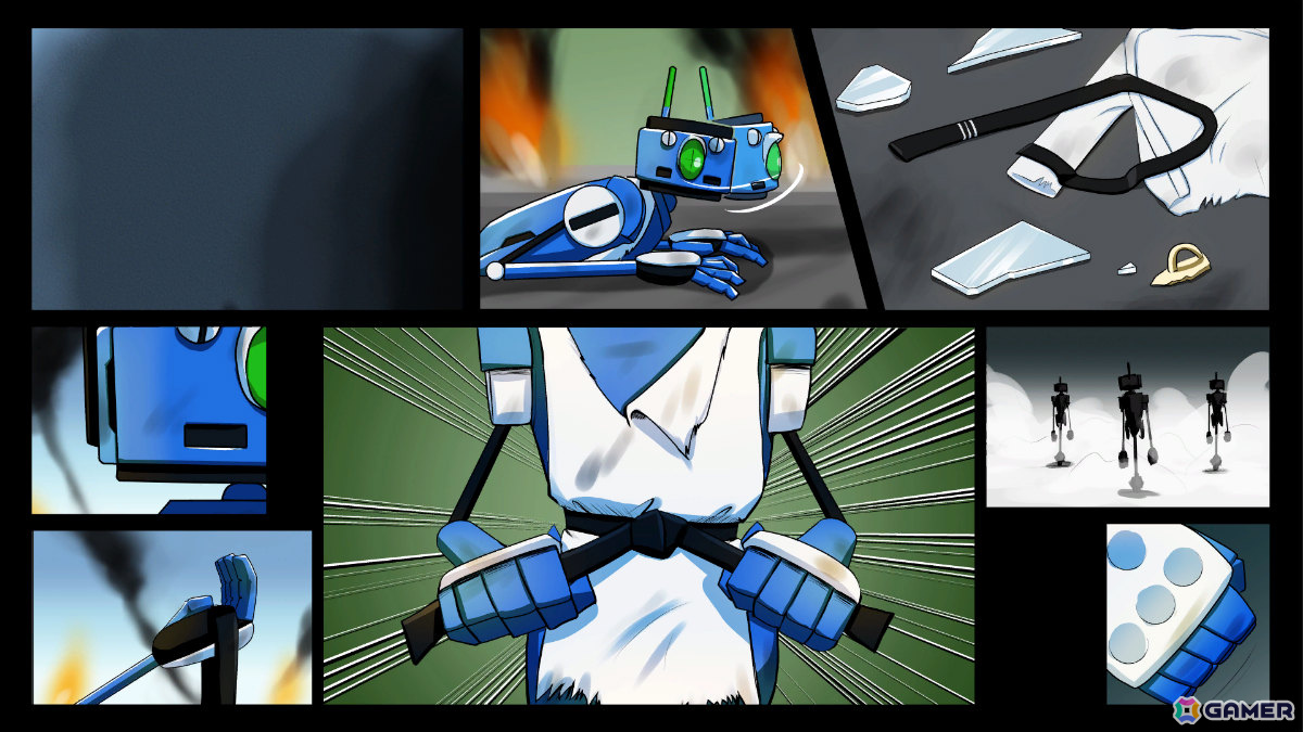 ロボットによる特殊な空手“ロボ手”で悪の組織と戦う2Dアクション「ROBOTEKA」デモ版が公開！の画像7