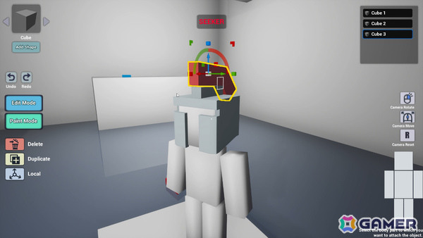 自分だけの擬態を作れるオンラインかくれんぼゲーム「FAKE ME」Steamページ&ゲームプレイトレーラーが公開!の画像