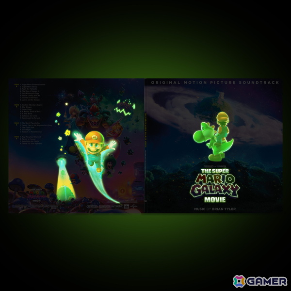 映画「ザ・スーパーマリオギャラクシー・ムービー」のサウンドトラックが9月9日に発売!CD、LP、カセットテープがラインナップの画像