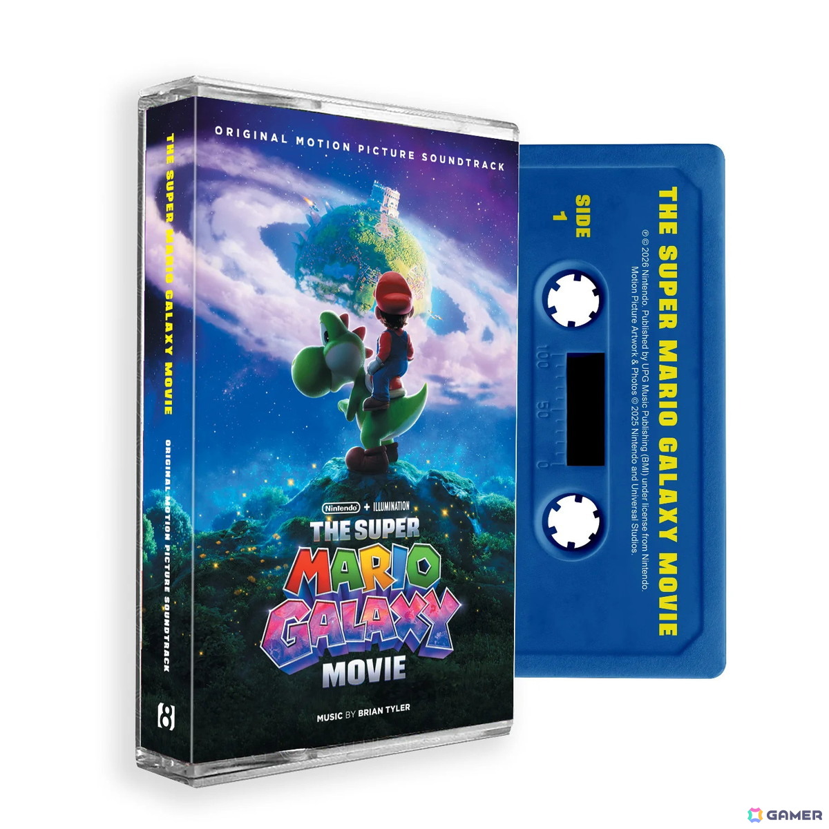 映画「ザ・スーパーマリオギャラクシー・ムービー」のサウンドトラックが9月9日に発売!CD、LP、カセットテープがラインナップの画像