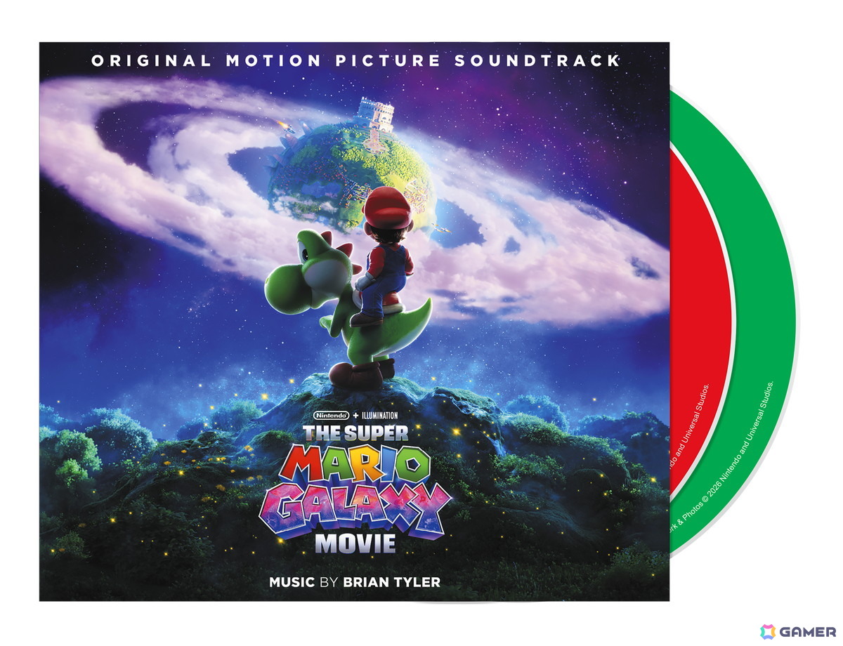 映画「ザ・スーパーマリオギャラクシー・ムービー」のサウンドトラックが9月9日に発売!CD、LP、カセットテープがラインナップの画像