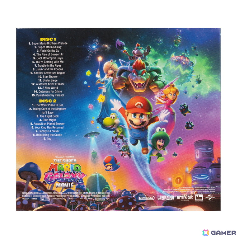 映画「ザ・スーパーマリオギャラクシー・ムービー」のサウンドトラックが9月9日に発売!CD、LP、カセットテープがラインナップの画像