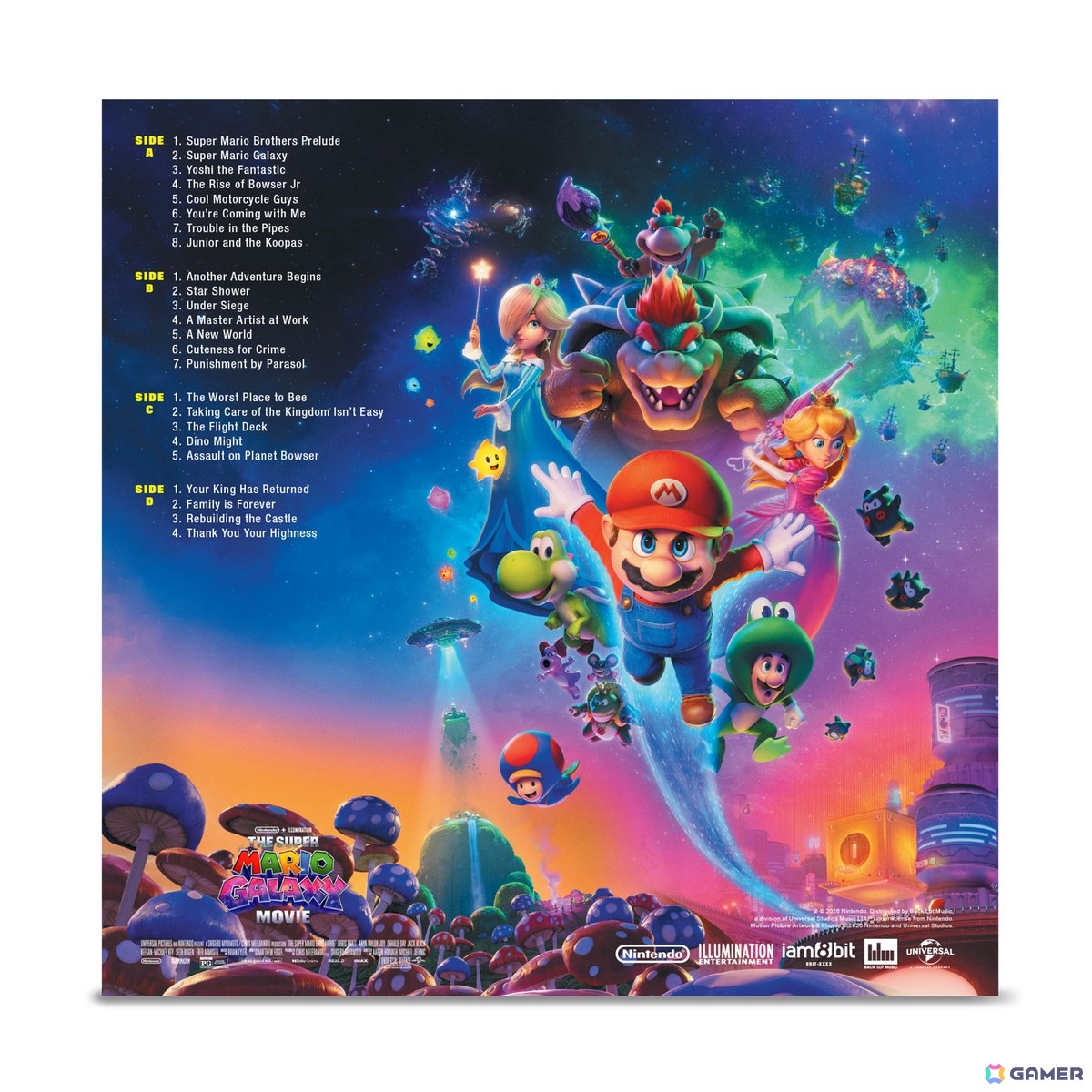 映画「ザ・スーパーマリオギャラクシー・ムービー」のサウンドトラックが9月9日に発売！CD、LP、カセットテープがラインナップの画像7