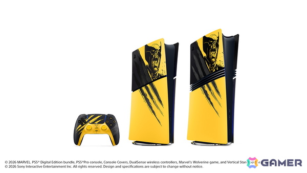 PS5デジタル・エディション“Marvel's Wolverine”バトルイエローリミテッドエディションが9月15日より数量限定で発売！の画像1