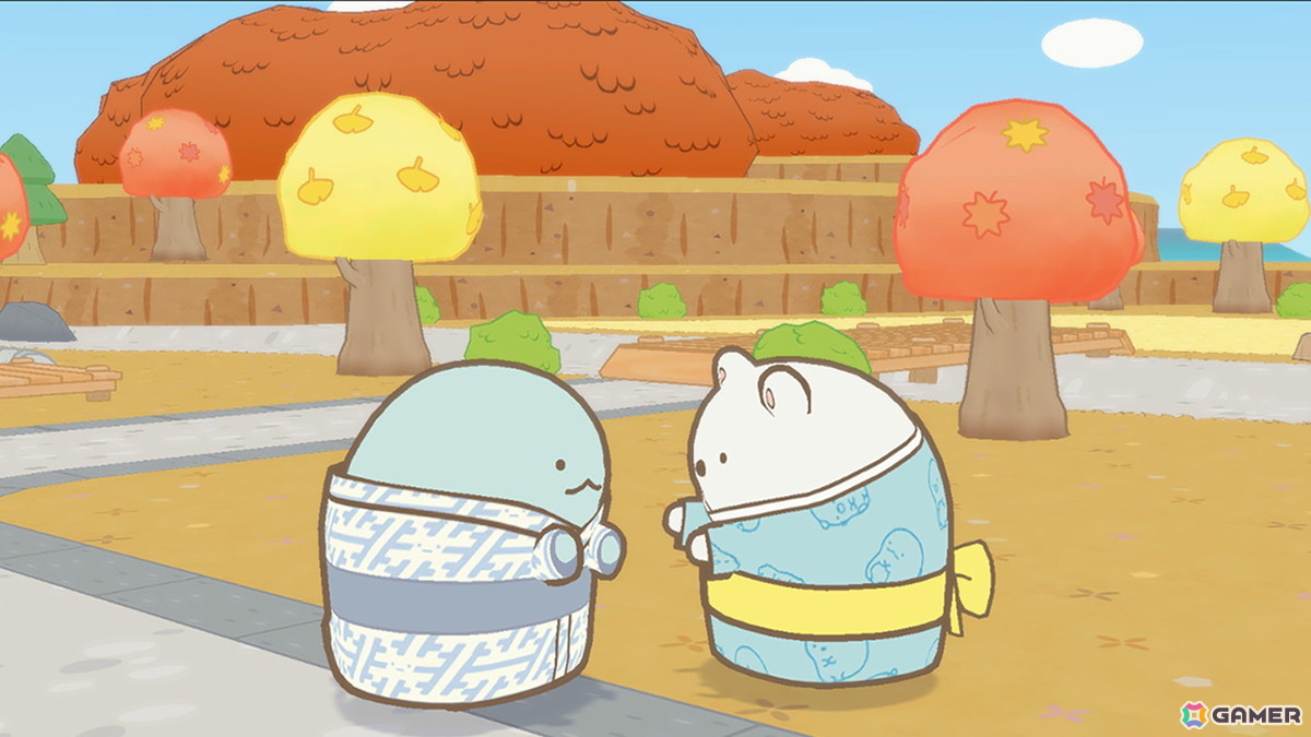 「すみっコミュニケーション」シリーズの最新作「すみっコぐらし ぽかぽか温泉にようこそ」が11月19日にSwitch 2で発売!の画像