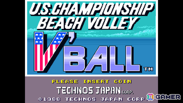 ビーチバレーの大会で優勝を目指すアクションゲーム「ビーチバレー V‘BALL」がアケアカ/アケアカ2にて8月13日に配信!の画像