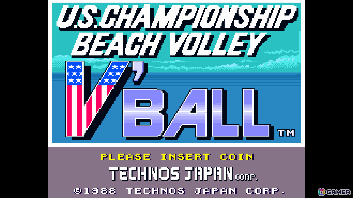 ビーチバレーの大会で優勝を目指すアクションゲーム「ビーチバレー V‘BALL」がアケアカ／アケアカ2にて8月13日に配信！の画像1
