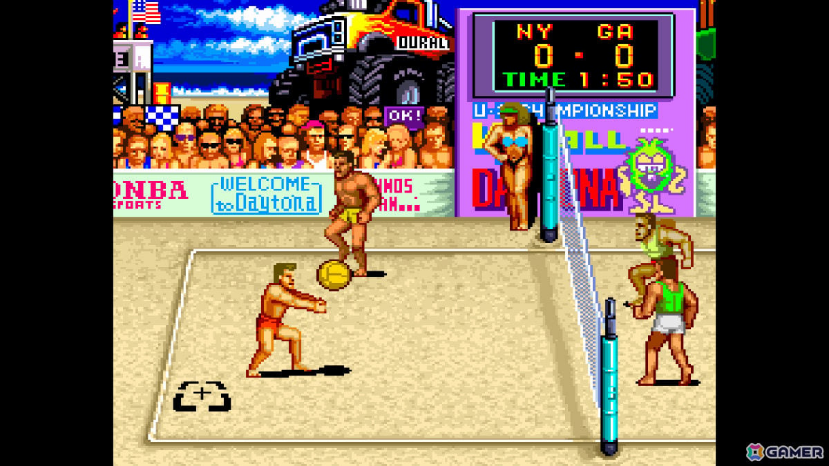 ビーチバレーの大会で優勝を目指すアクションゲーム「ビーチバレー V‘BALL」がアケアカ／アケアカ2にて8月13日に配信！の画像2