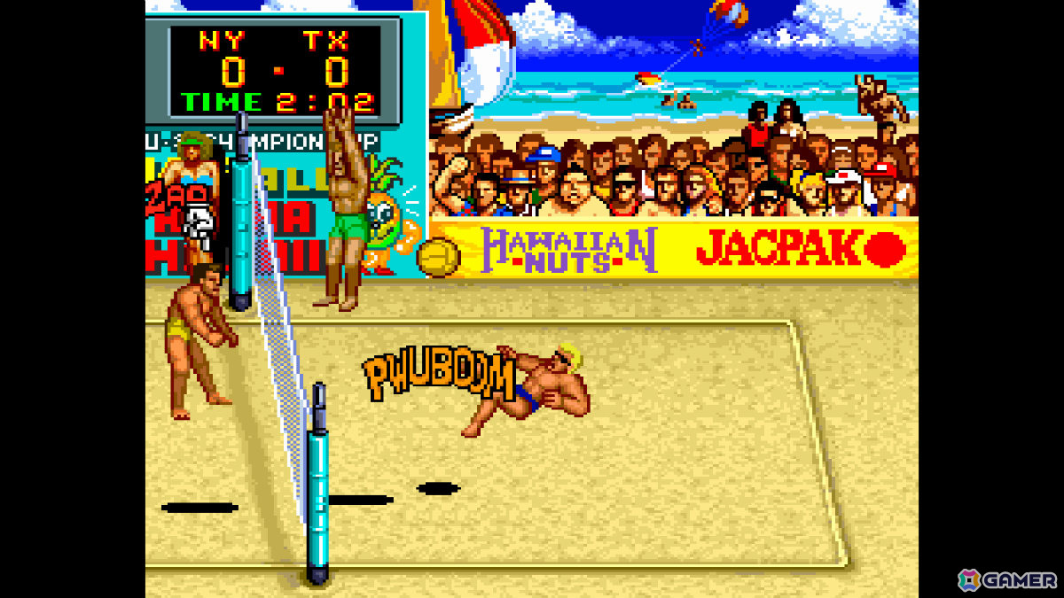 ビーチバレーの大会で優勝を目指すアクションゲーム「ビーチバレー V‘BALL」がアケアカ／アケアカ2にて8月13日に配信！の画像6
