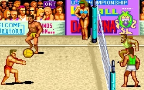 ビーチバレーの大会で優勝を目指すアクションゲーム「ビーチバレー V‘BALL」がアケアカ／アケアカ2にて8月13日に配信！