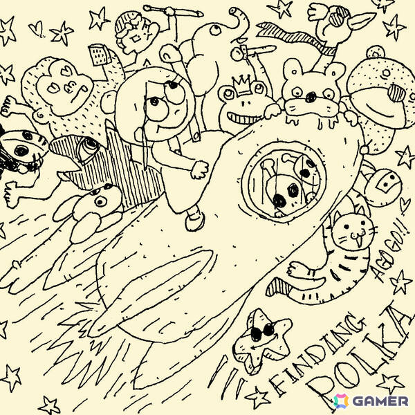 ボールペンで描かれた素朴な世界を舞台に犬をさがすインタラクティブADV「Finding Polka」が発売！の画像2