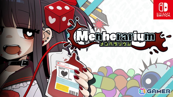 超メンヘラな女の子との血を賭けたデッキ構築ローグライトチンチロゲーム「メンヘラリウム」のSwitch版が配信！の画像1