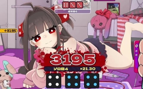 超メンヘラな女の子との血を賭けたデッキ構築ローグライトチンチロゲーム「メンヘラリウム」のSwitch版が配信!