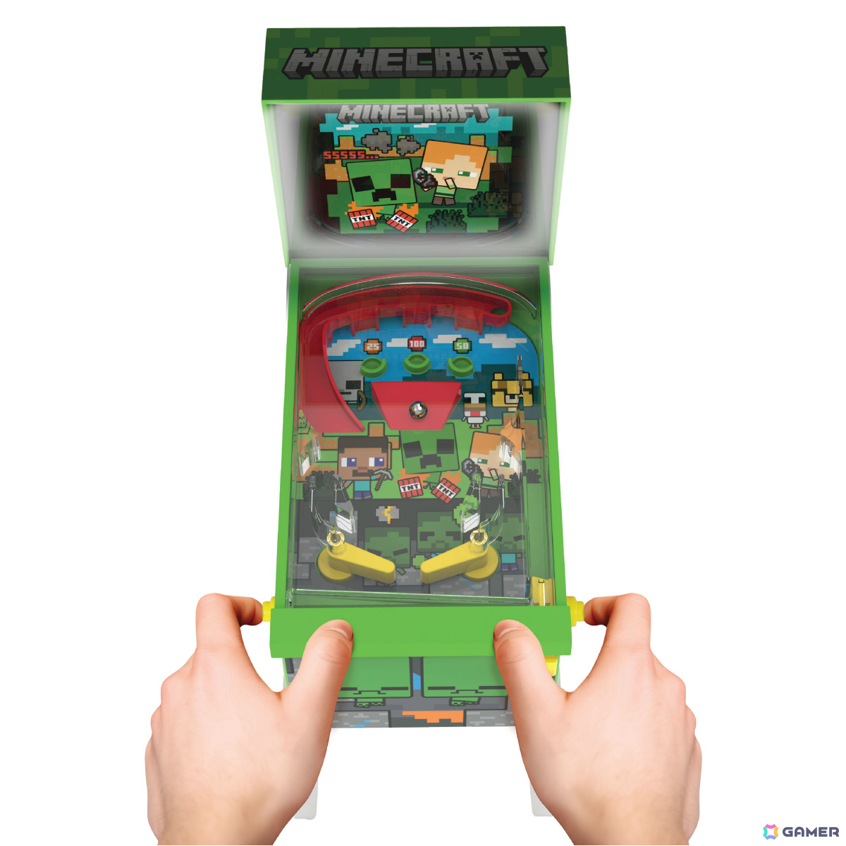 「Minecraft」フィギュアを発掘する体験キットやエンダーマンのモーションセンサーライト、ピンボールミニなど全7アイテムの予約販売が開始!の画像