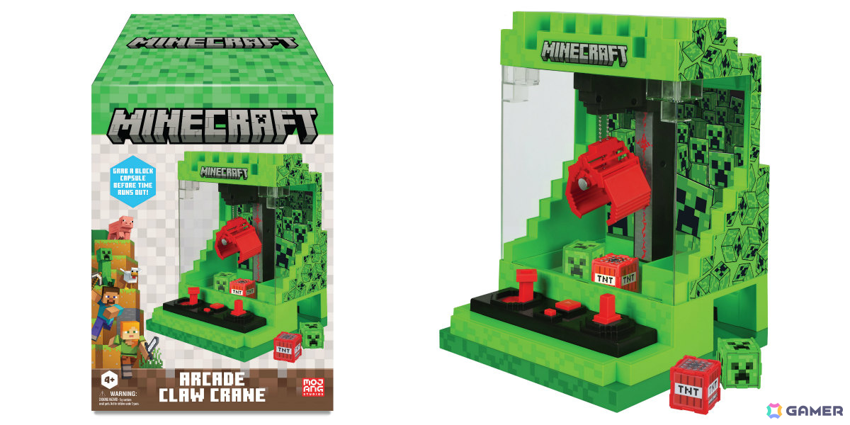 「Minecraft」フィギュアを発掘する体験キットやエンダーマンのモーションセンサーライト、ピンボールミニなど全7アイテムの予約販売が開始!の画像